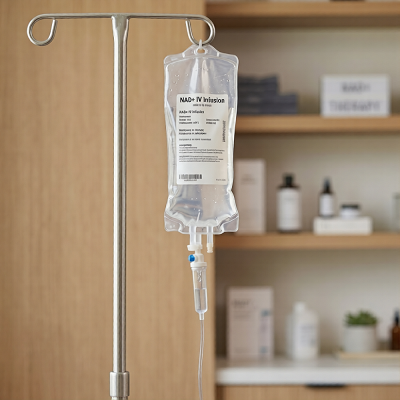 علاج NAD+ الوريدي في دبي لتعزيز الطاقة ومكافحة الشيخوخة وتحسين الصحة العامة.