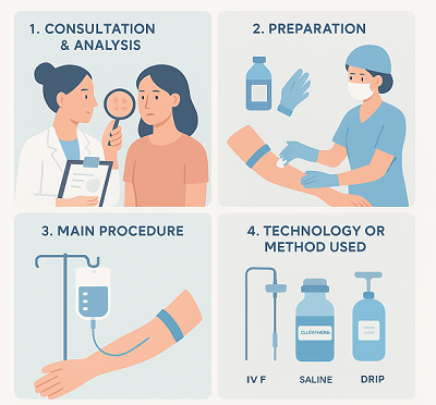 Glutathione IV Drip infographic